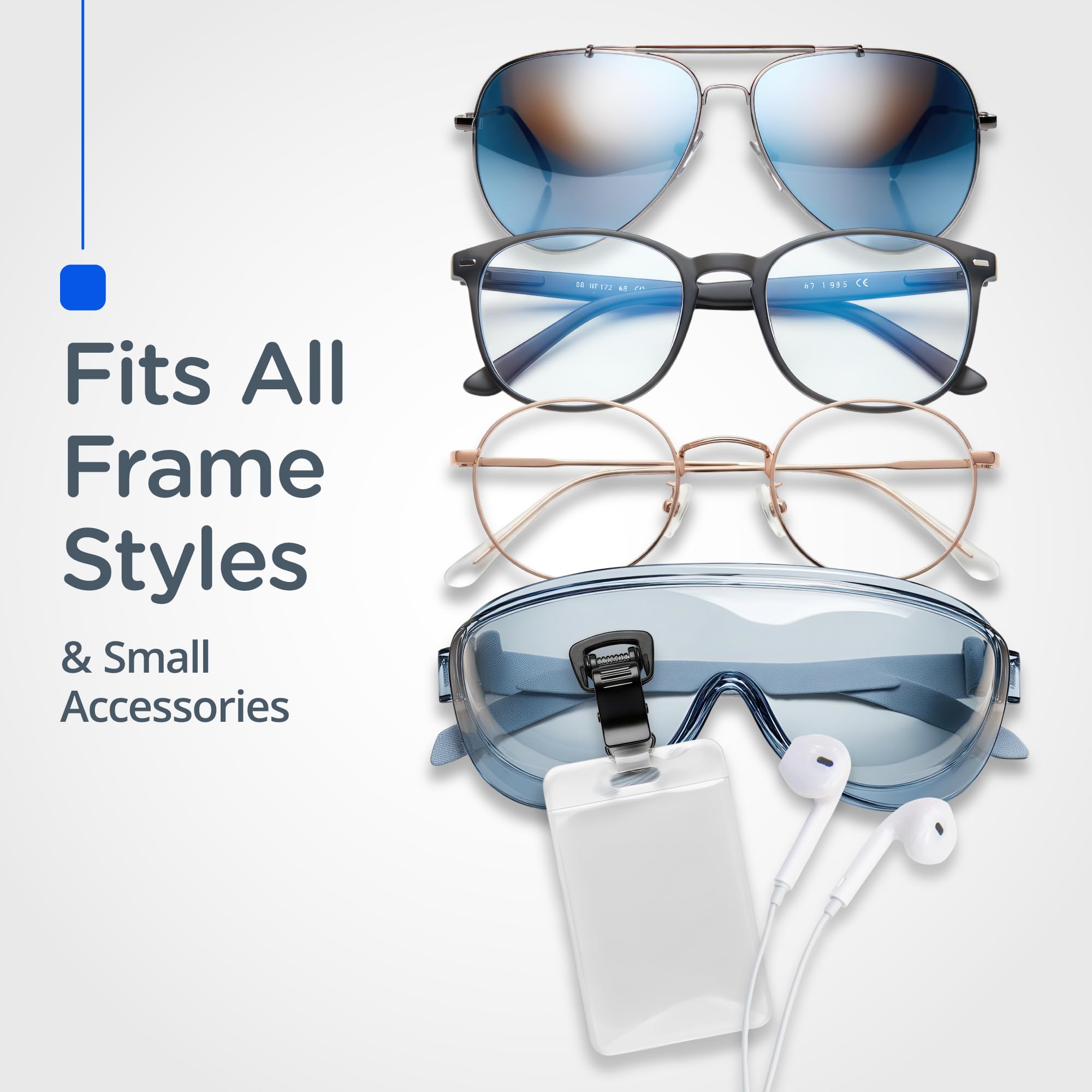 Amazon.com : Readerest Magnetic Glasses Holder, Eyewear Clip to